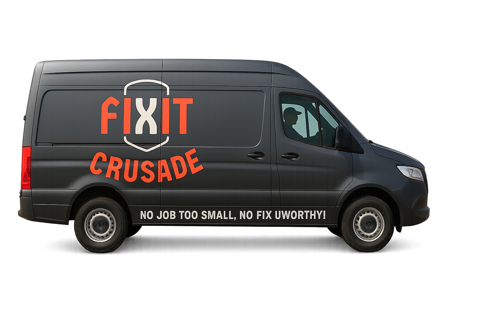 Plumb Zebra Van Image